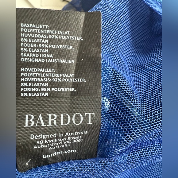 Bardot Verona Sequin Maxi Dress – Cobalt Blue, Size Medium (US 6) NWT!!! - Picture 8 of 9